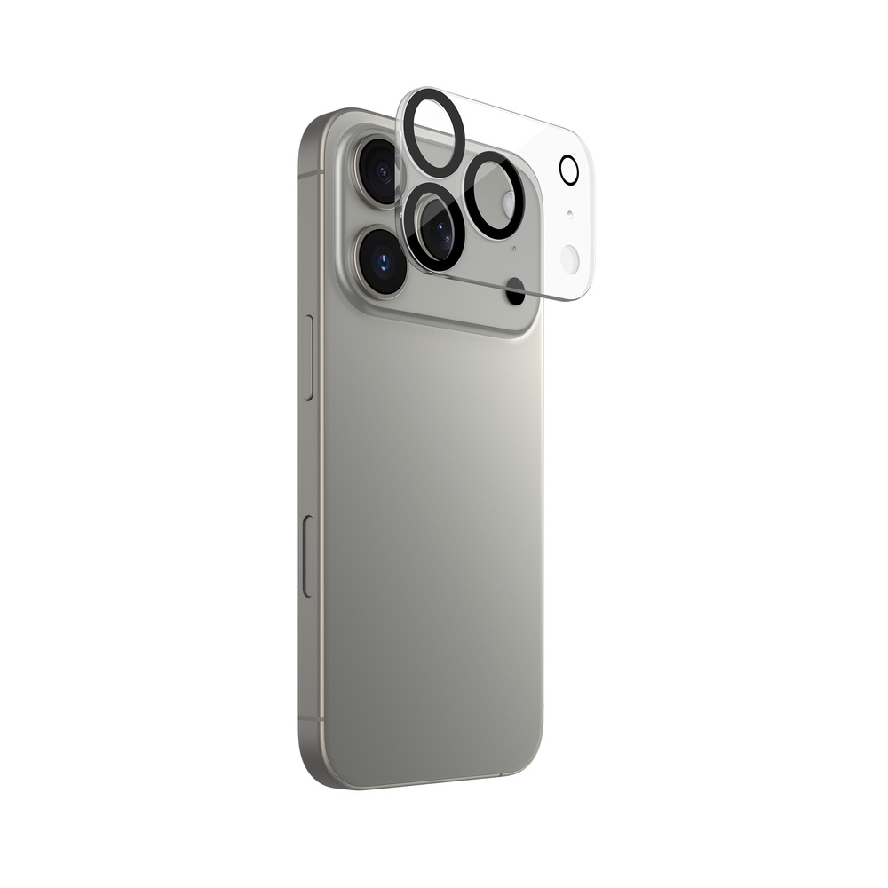 JCPAL iClara Camera Lens Protector for iPhone 18 Pro - Transparent