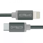 Coteetci Nylon Series Type-C To Lightning Cable