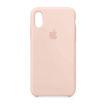 Apple Silicone Case for iPhone Xs Pink Sand - MTF82