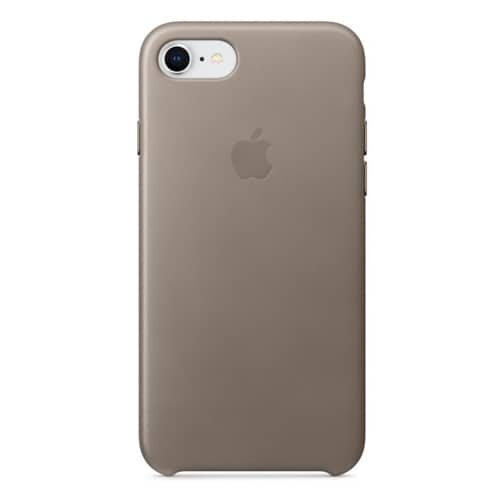 Apple Leather Case for iPhone 8 / 7 Taupe-MQH62