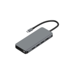 Green Lion 12 in 1 USB-C Hub 4K - Gray GN12IN1HUB