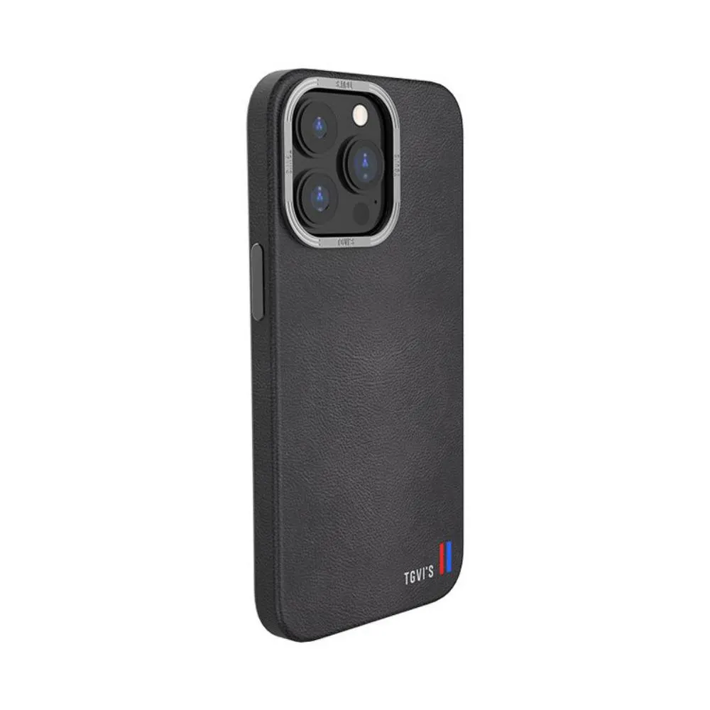 Vida series leather case for iphone 14 pro (Black)