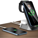 Green Lion 4 in 1 Fast Wireless Charger 15W - Black