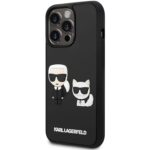 Karl-Lagerfeld-3D-Rubber-Karl-Choupette-Hard-Case Left Karl Lagerfeld 3D Rubber Karl & Choupette Hard Case for iPhone 14 Line-Up