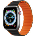 Dux Ducis LD Series Band for Apple Watch 38_40_41mm & 42_44_45_49mm Black Orange