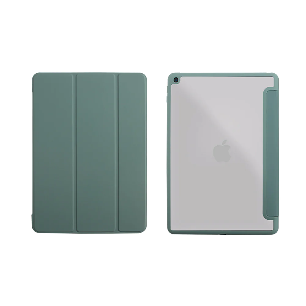 Jcpal DuraPro Lite Folio Case with Pencil Holder for iPad 7/8/9 (Cyprus Green)