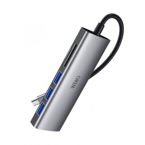 WIWU Alpha USB-C 5in1 Hub 3USB+1SD+1TF - 2