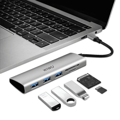 WIWU Alpha USB-C 5in1 Hub 3USB+1SD+1TF - 3