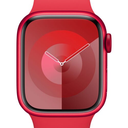 Apple_Watch_Series_9_GPS_41mm_(PRODUCT)_RED_Aluminum_(PRODUCT)_RED_Sport_Band_Pure_Front_Screen__USEN-1 Apple_Watch_Series_9_GPS_41mm_(PRODUCT)_RED_Aluminum_(PRODUCT)_RED_Sport_Band_Pure_Front_Screen__USEN-1