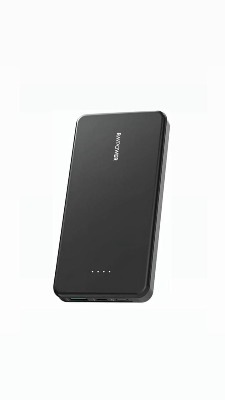 RAVPower PD Pioneer 10000mAh 15W 3-Port Power Bank - Black