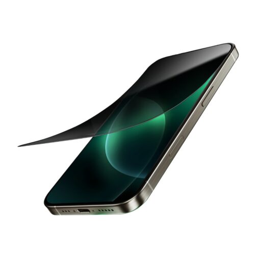 Green Lion 9H Steve Privacy Screen Protector for iphone 16 Pro - Black