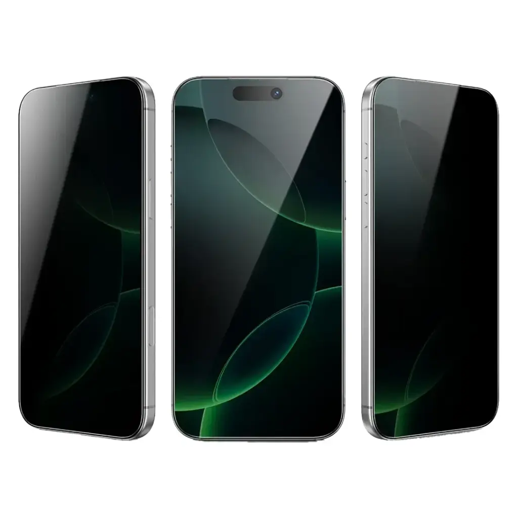 Green Lion Diego Pet Privacy 3D Screen Protector for iPhone 17 Pro Max - Black
