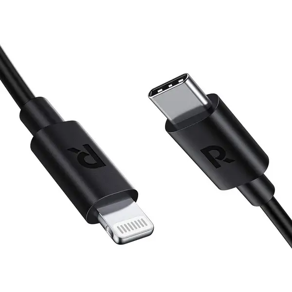 RAVPower Charge & Sync USB-C Lightning Connector -Black