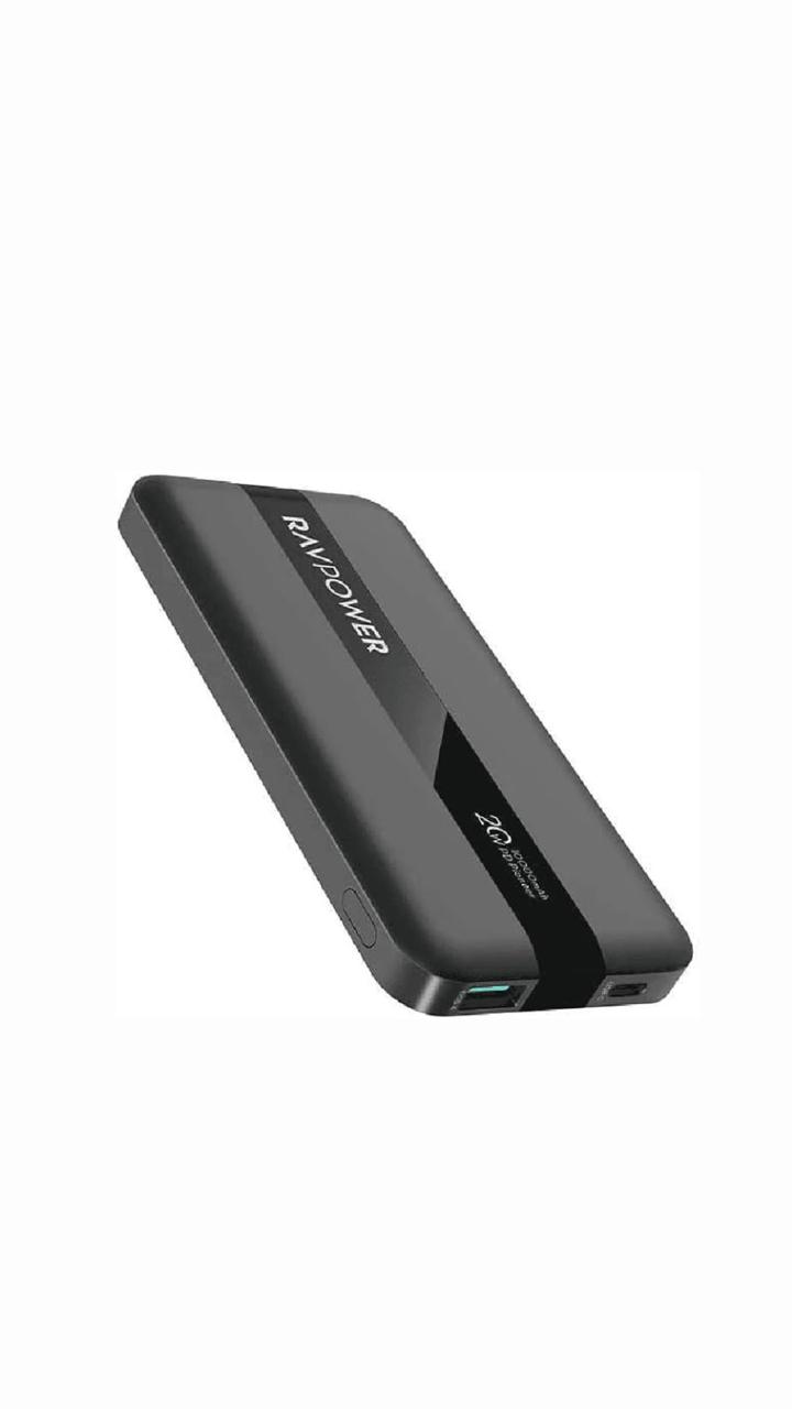 RAVPower PD Pioneer 10000mAh 20W 2-Port Power Bank - Black