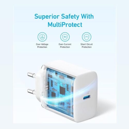 Anker 20W USB-C Wall Charger 3-Pin