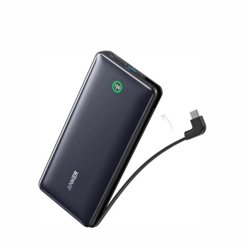 Anker Nano Power Bank 20K , 30W , Built in USB-C Cable