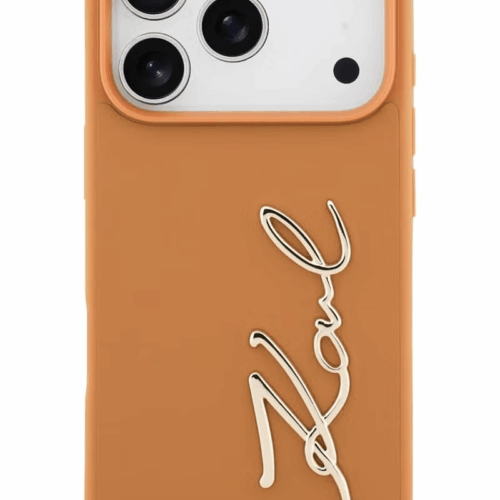 Karl Lagerfeld PU Leather Case With Karl Script Logo & Buttons for iPhone 17 Pro Max