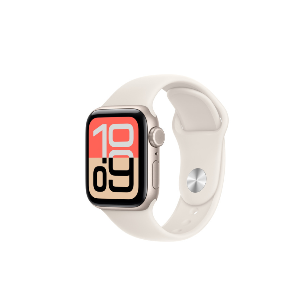 Apple Watch SE 3 40mm Aluminum Starlight Sport Band (GPS + Cellular )