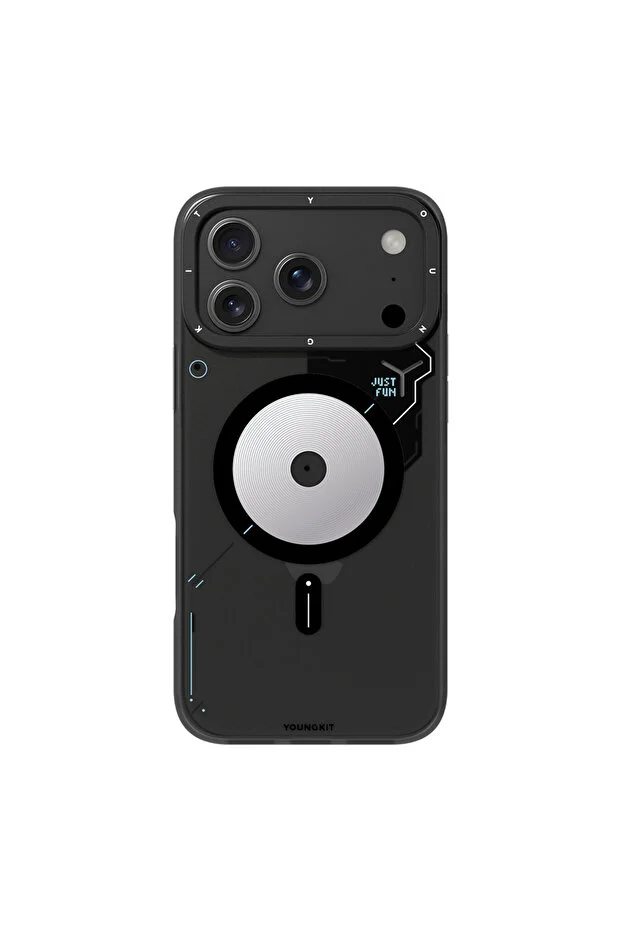 Youngkit Spy Series magnetic case for iPhone 17 Pro (Dark Gray)