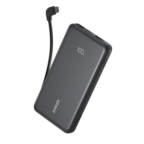 Anker Zolo Power Bank 20K , 22.5W , Built in USB-C Cable