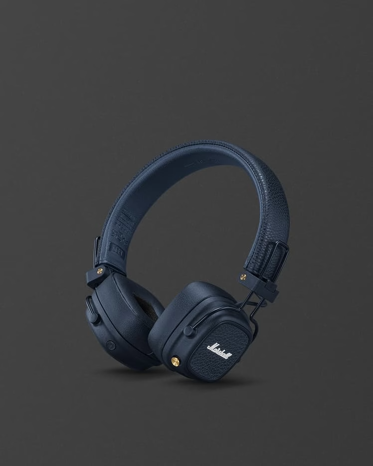 Marshall Major V Bluetooth Headphone (Midnight Blue)