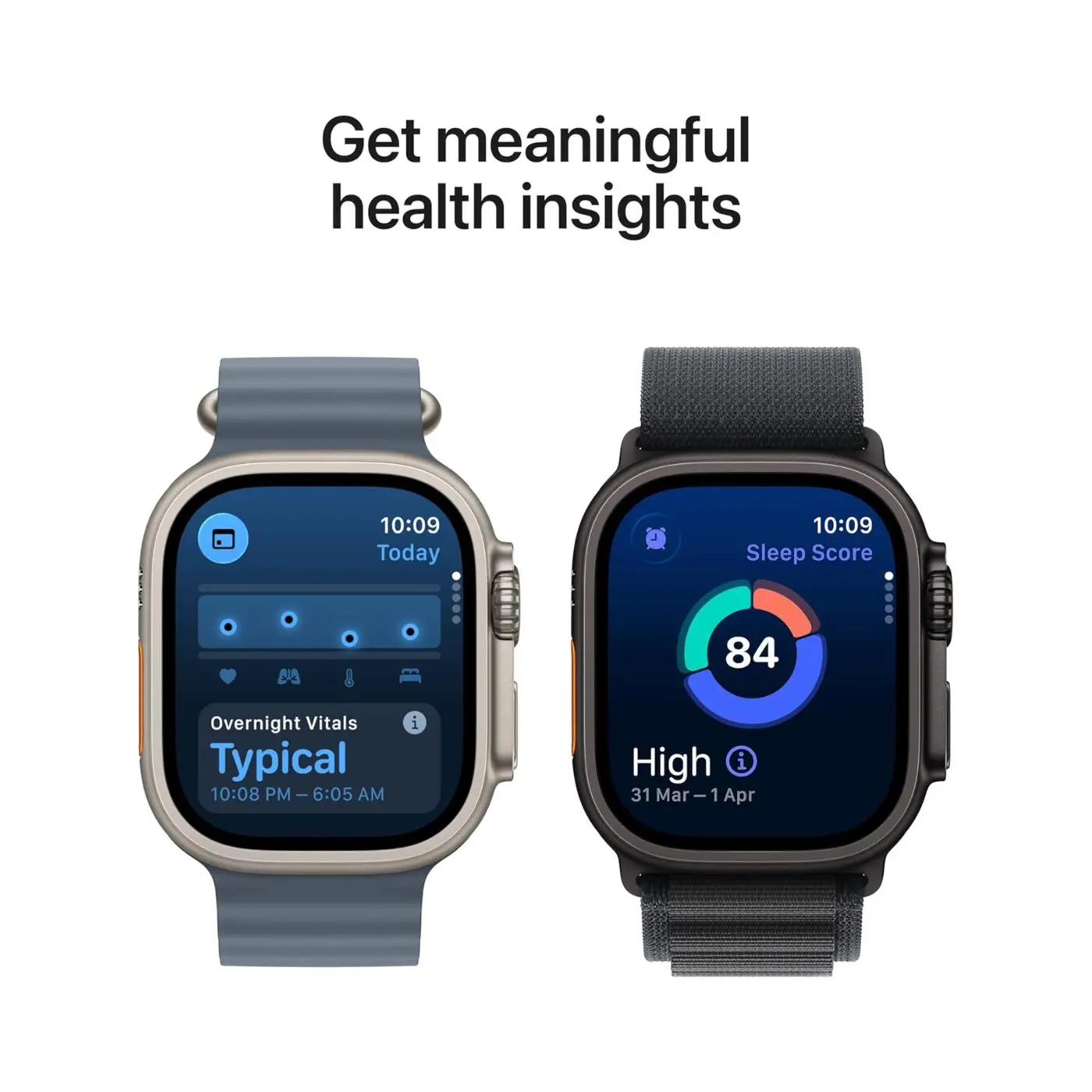 Apple Watch Ultra3 49mm Natural Titanium Case with Trail Loop - Image 5