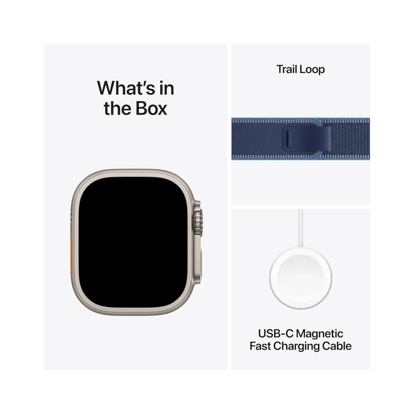 Apple Watch Ultra3 49mm Natural Titanium Case with Trail Loop - Image 6