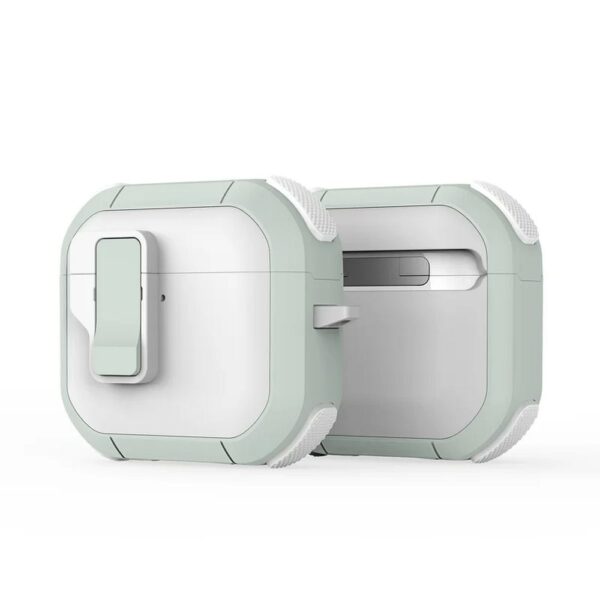 DUX Ducis PECP Series Case for AirPods 4 (White Green)